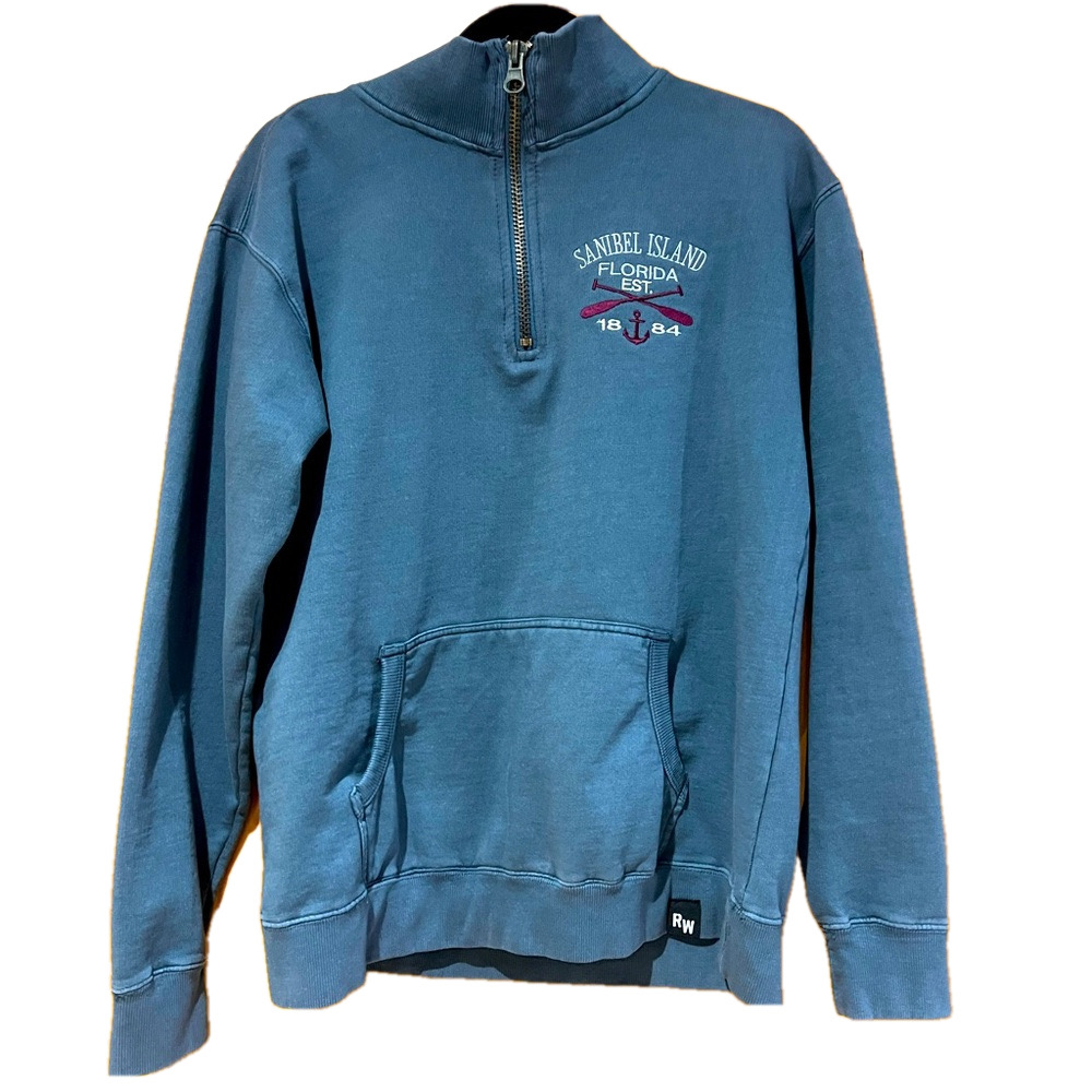 Sanibel Island Florida Quarter Zip Sweatshirt Women